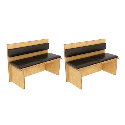 Banc rembourré en similicuir