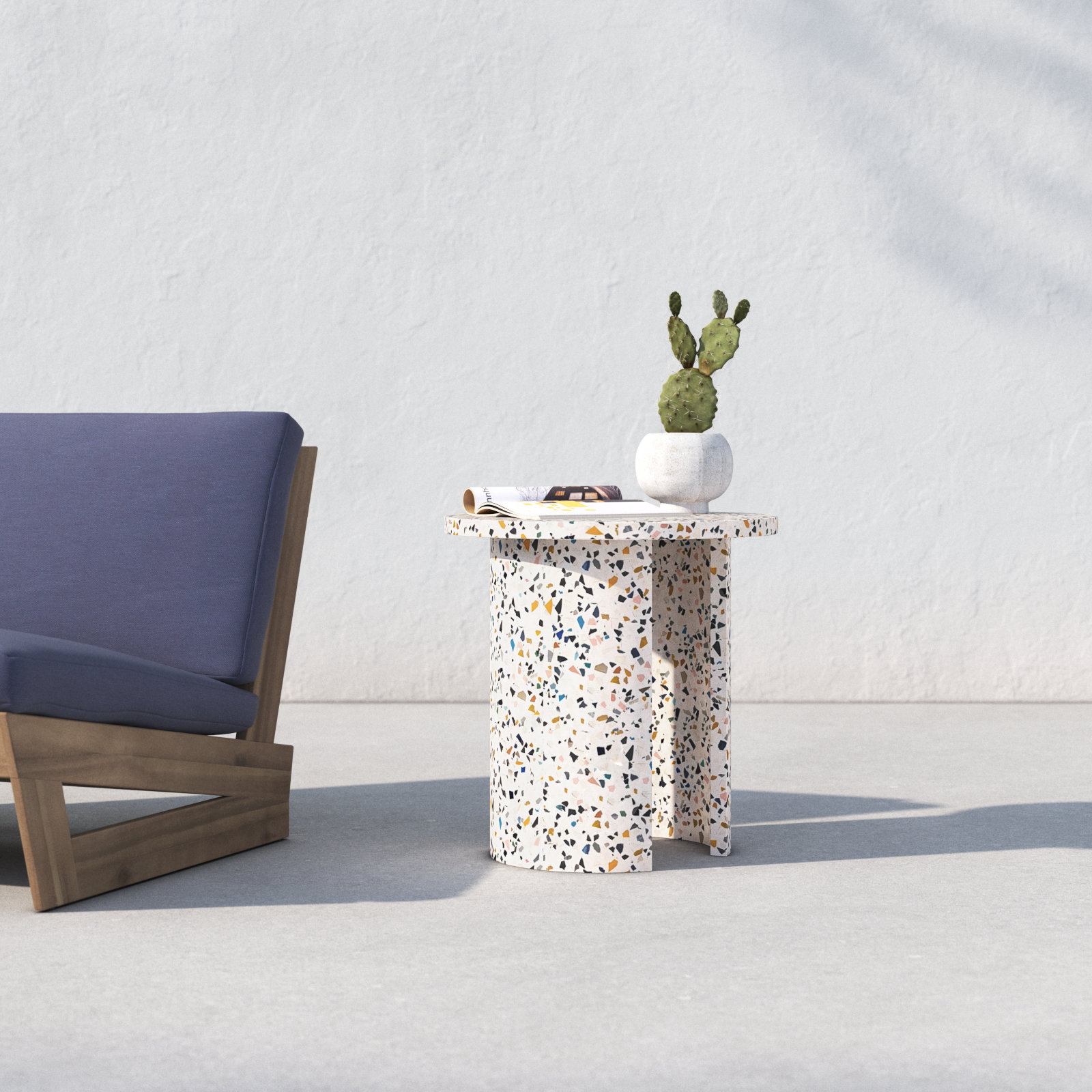 Francisca Plastic/Resin Side Table
