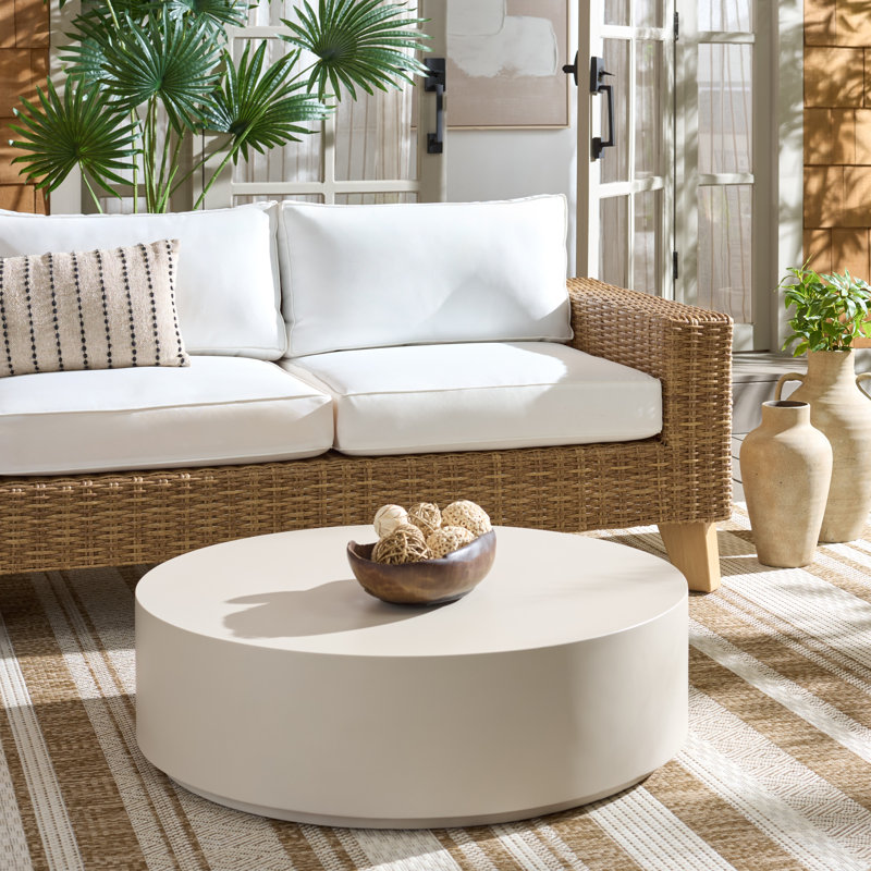 Table basse Aurielle, Ivoire ivoire