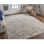 Wyman Transitional Abstract, Ivory/Gray Area Rug-2053505541
