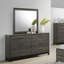 Commode double 6 tiroirs avec miroir Mandy