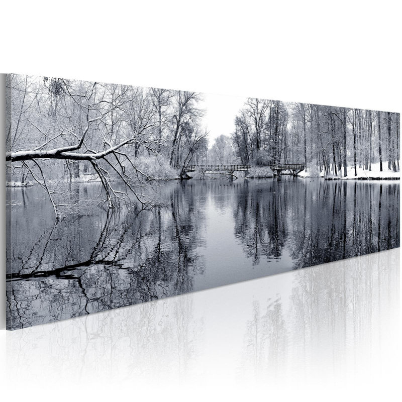«Piland Landscape Winter», reproduction sur toile, H 20 po x l 59 po x P 0,7 po