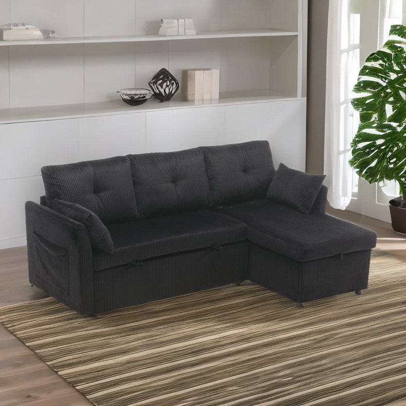 Canapé modulaire Danen, Noir
