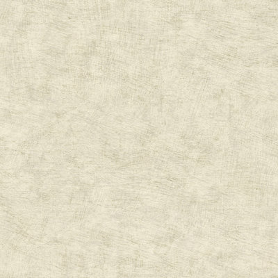 Pampas Plain Brushed Texture Ivory Wallpaper