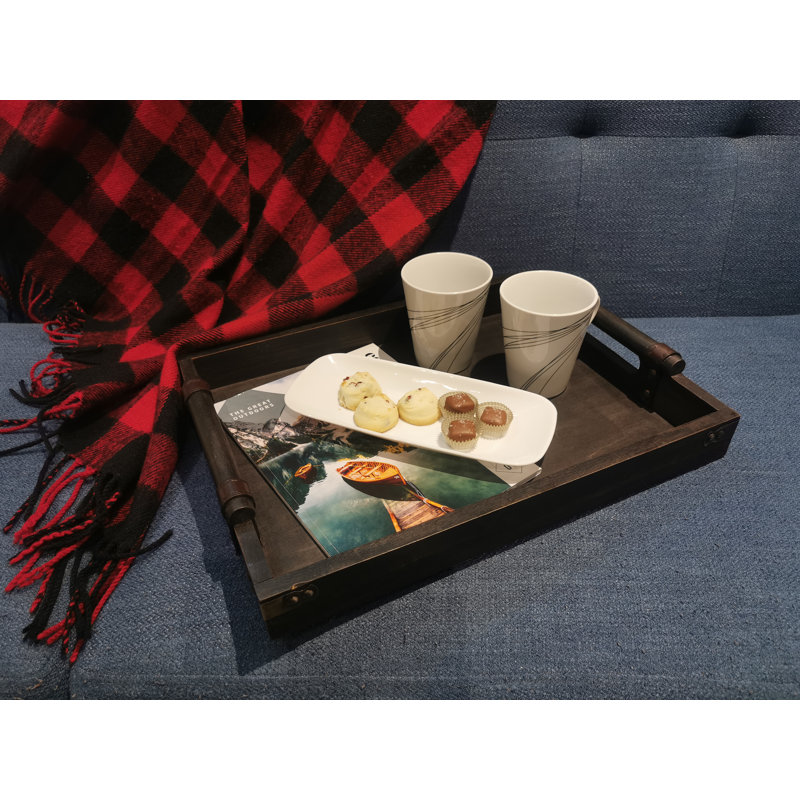Tara Solid Wood Tray - Set of 3