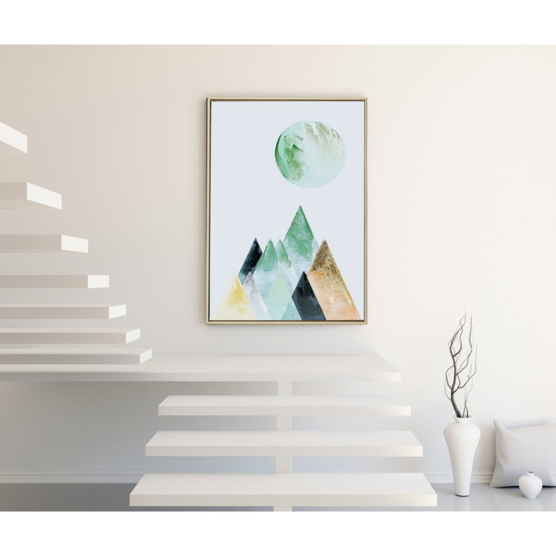 Scandes - Single Picture Frame Print on Canvas