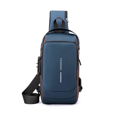 Chest Bag Men's Business Anti-theft Shoulder Bag Technology USB Portable Outdoor Men's-body Chest Bag