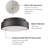 Memphis Dimmable LED Flush Mount Light-313978676