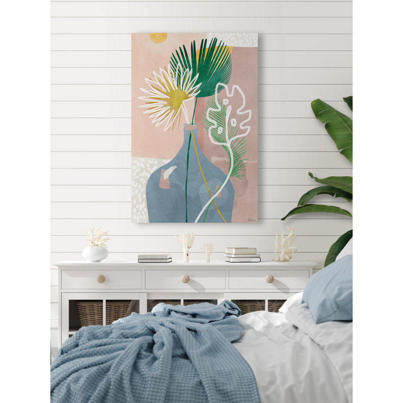 «Fan Leaf», reproduction sur toile, H 18 po x l 12 po x P 1,5 po
