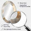 Miroir mural beige et or Minimalisme Storms II - Beige Coastal-1931609568