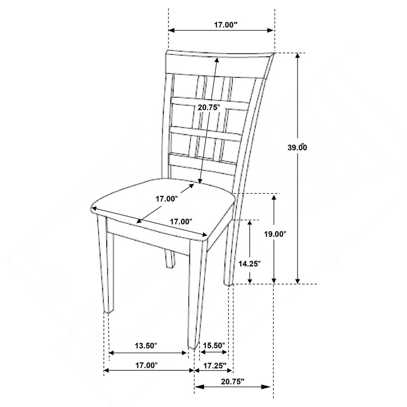 Ensemble de salle à manger 7 pièces cappuccino et beige, 7 pièces : table, 6 chaises