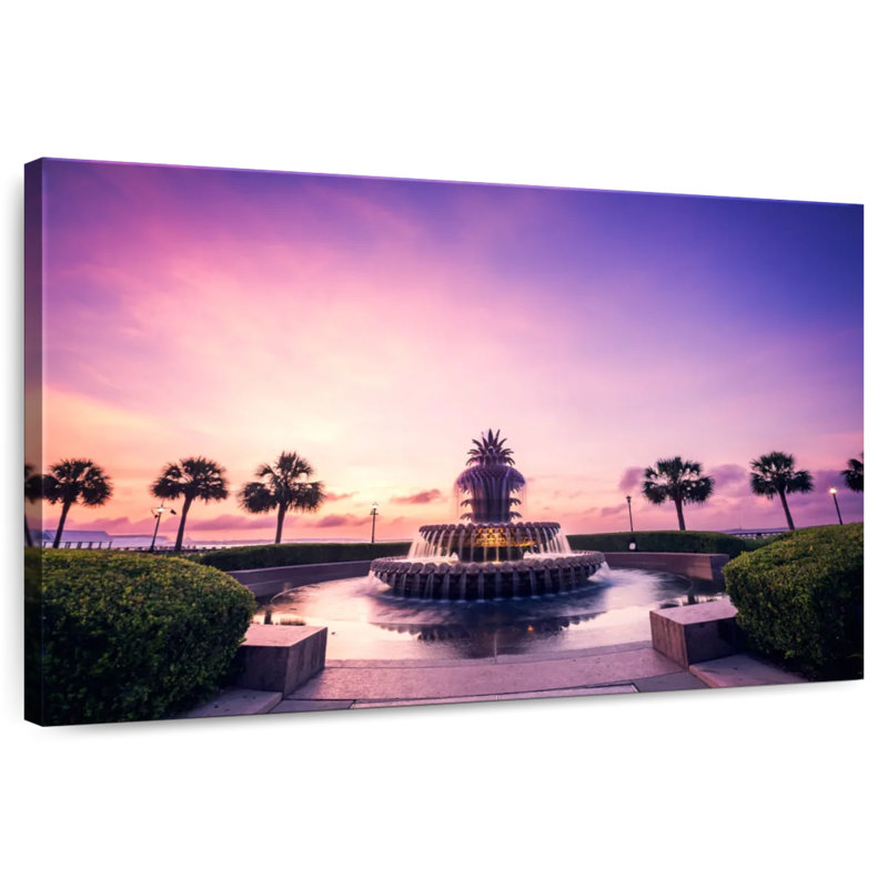 Lilie Novel Pineapple Fountain, 16" H x 24" W