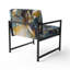 Chaise d'appoint rembourrée Golden Explosion Triangles III-482677207