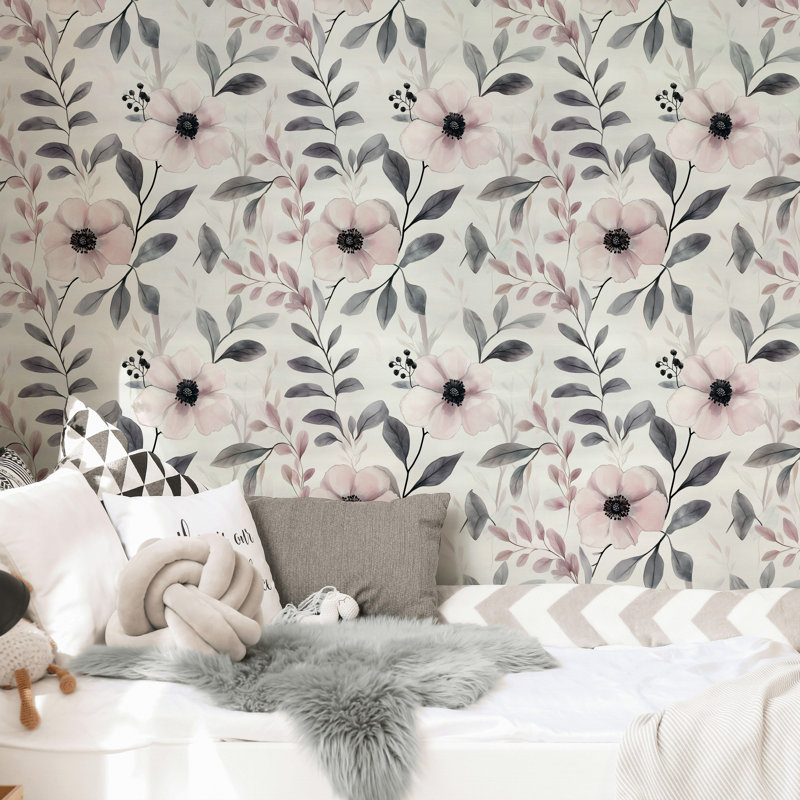 Murale anémone Blush