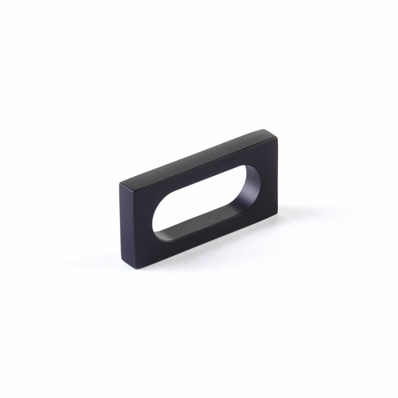 Poignée d'armoire Schaub, Noir mat, 2"