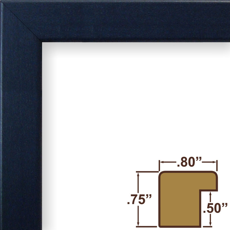 Ensemble de cadres photo Fuqua, 11 po x 14 po, Bleu