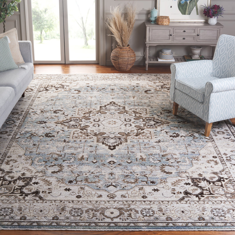 Mukti Antique Patina Performance Oriental Rug, Rectangle 9' x 11'6"