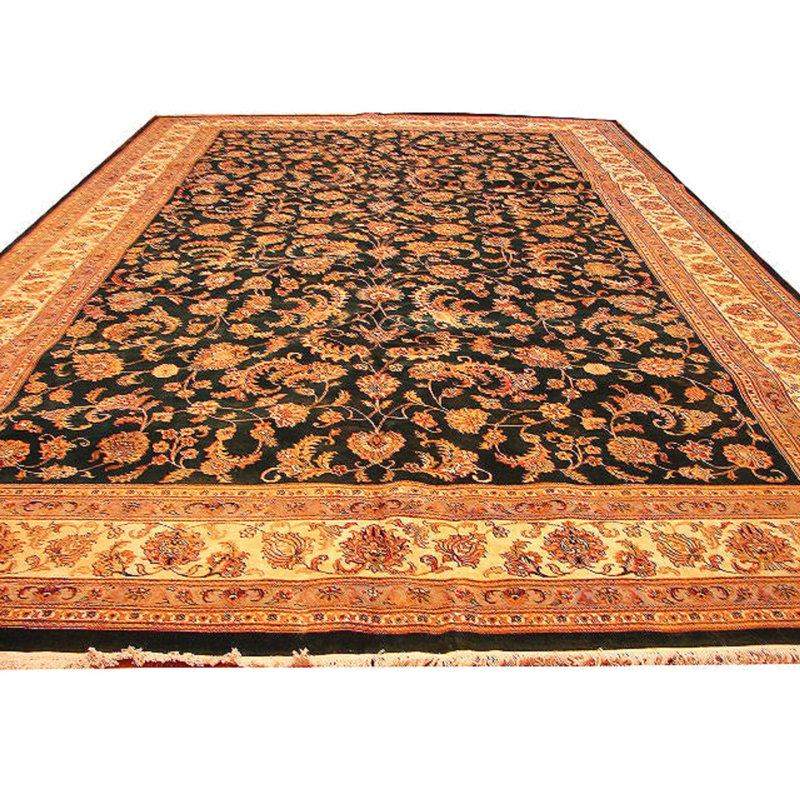 Tapis rectangulaire en laine 11 pi 8 po x 18 pi Rectangle