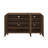 Araminta 47" W 16-Pair Fluted Shoe Storage with Vertical Fluted Front-1429577468