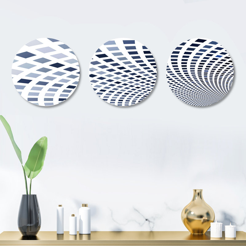 Abstract Wall Decor on Metal