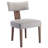 Mid Century Modern Dining Chairs Set Of 2, Farmhouse PU Leather Upholstered Accent Chair Curved Backrest Kitchen Chairs With Hardwood Frame-195733638
