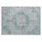 Machine Washable Indoor/Outdoor Claudian ACN1238 Teal Rug-103712333