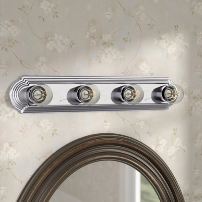Barres d'éclairage de salle de bain 4 lumières Carder