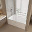 Porte de douche coulissante simple sans cadre l 56 "- H 60" Acacio