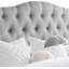 Linen Upholstered Headboard-Modern-Adjustable Height-Button Tufting-589112274-589112273