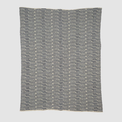 Cotton Sustainable Knit Striped Throw Blanket - Sand Stone