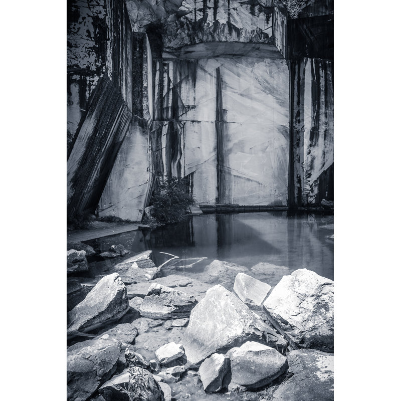 Marble Quarry - Wrapped Canvas Print, 91cm H x 61cm W x 3.8cm D