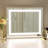 Prestano Rectangle LED Metal Mirror
