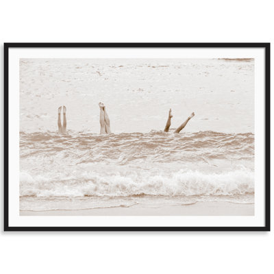 Handsands Sepia Print by Carly Tabak