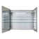 36 in. W x 30 in. H Recessed/Surface Mount LED Medicine Cabinet with Mirror And Dimming