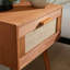 Holdrege 1 Hessian Drawer Bedside Table