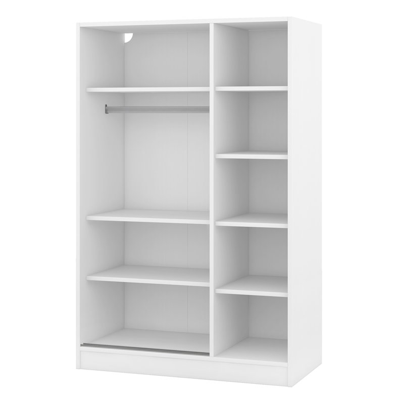 Armoire moderne à 3 portes avec tablettes Modern Minimalist