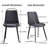 Leather Dining Chairs Set, Upholstered Leather Modern Kitchen Chair, Dining Room Chair With Metal Legs-1912327614-1912327612