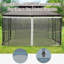 Filet de remplacement pour pavillon de jardin 10 pi x 13 pi, crème, filet de patio spectaculaire 10 pi x 13 pi, attrayant