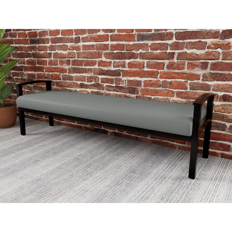 Banc en bois massif Amherst, Noir, Journée portes ouvertes sur l'astéroide