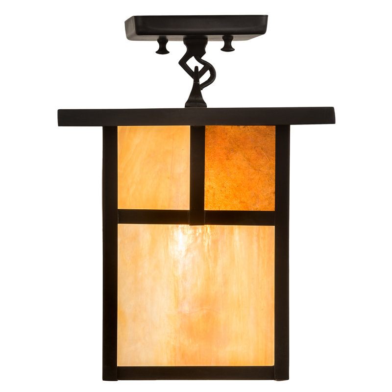 Plafonnier semi-encastré carré 12,75 po 1-light Youngblood