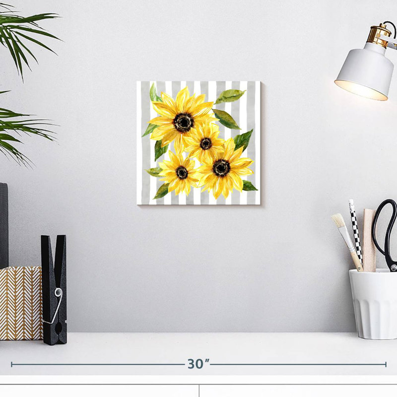 Tournesol II, H 10 po x l 10 po