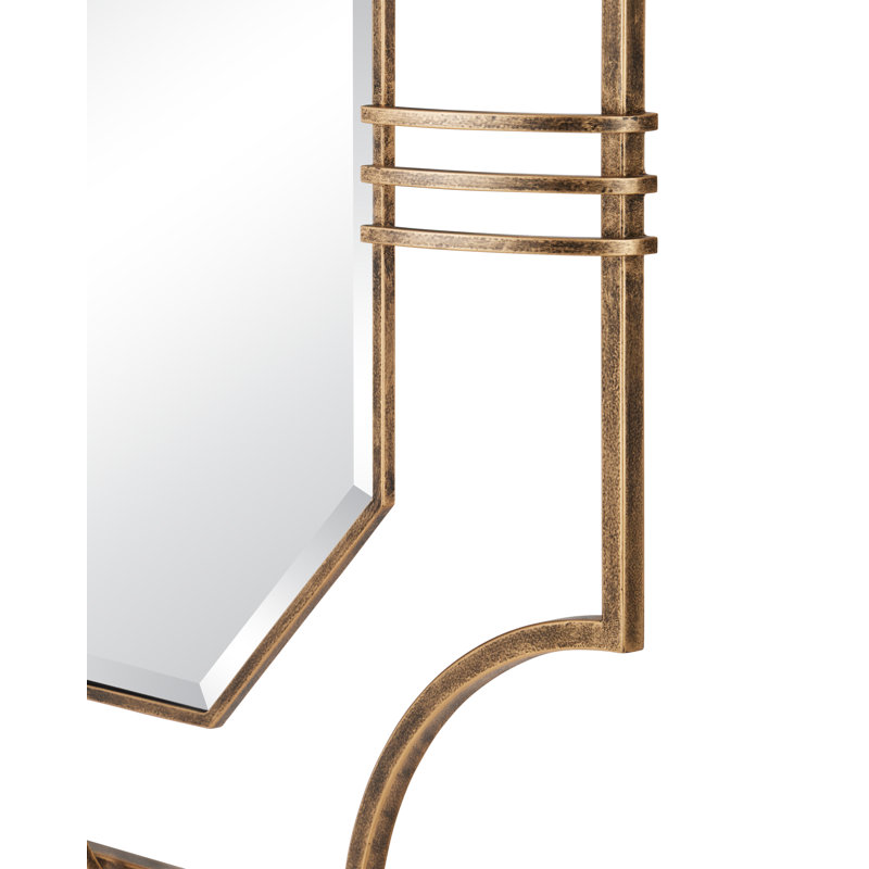 Iron Framed Wall Mirror