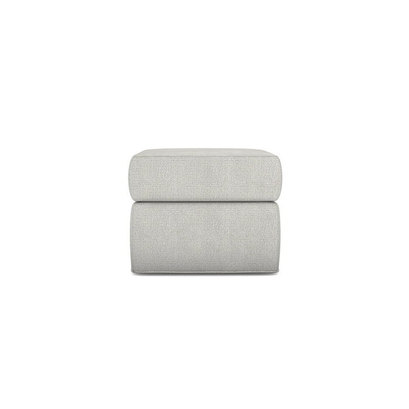 Fisher Base to Floor Ottoman, Callaloo Cotton
