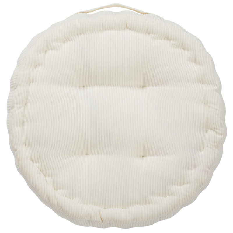  Round Floor Pillow, Ivory