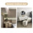 Makeup Vanity with Light mirror,5 drawers,Power Outlet