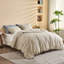 Cotton Hand Knotted Solid Colour Duvet Cover-134699168-134699175