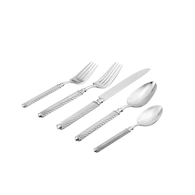 Torsade 18/10 Stainless Steel 45 Piece Set, Service For 8 With Hostess Set