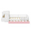 Lit plateforme simple en bois avec bibliothèque et garde-robe mobile-711063186