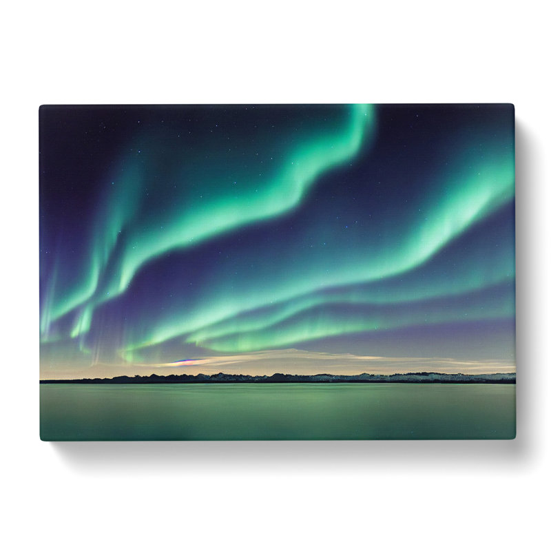 King Aurora Borealis - Wrapped Canvas, 50cm H x 76cm W x 3cm D