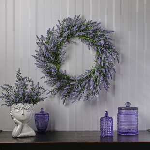 24" Wild Field Lavender Wreath